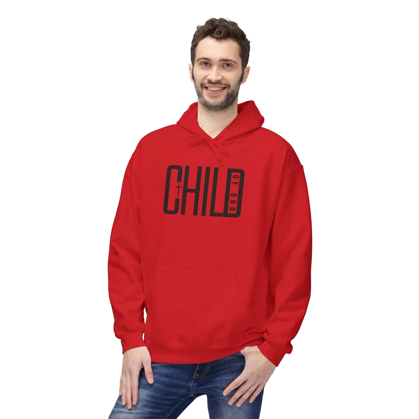 "Child of God" Premium Unisex Fleece Hoodie – Softstyle Midweight Comfort"